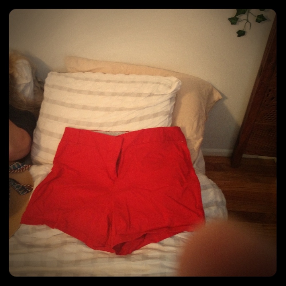 Red shorts